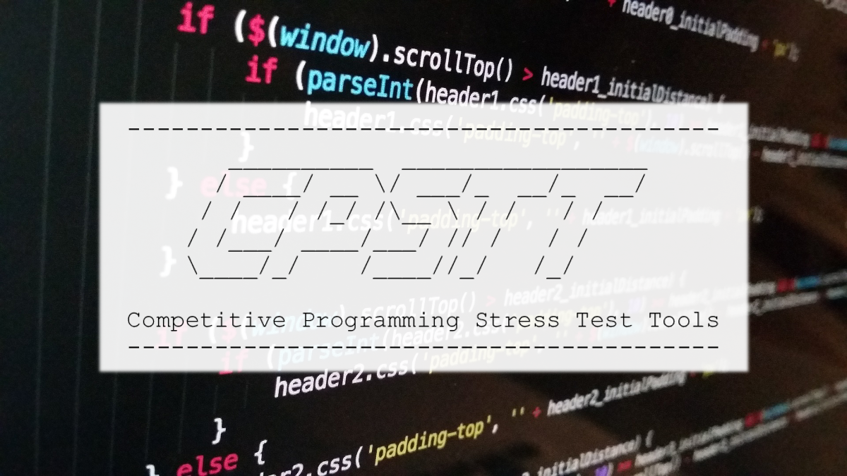 Competitive Programming Stress Test Tools